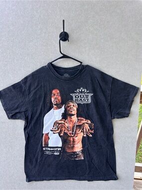 Black Tee - Vintage look OutKast  new no tags mens large #466
